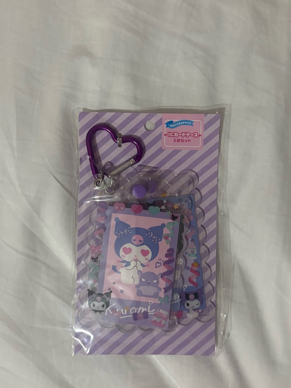 Sanrio Kuromi ID Badge Card Case